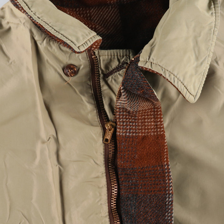 1940'S Pendleton Check Pattern Reversible Wool Shirt Jacket Men's XL Vintage /eaa512606