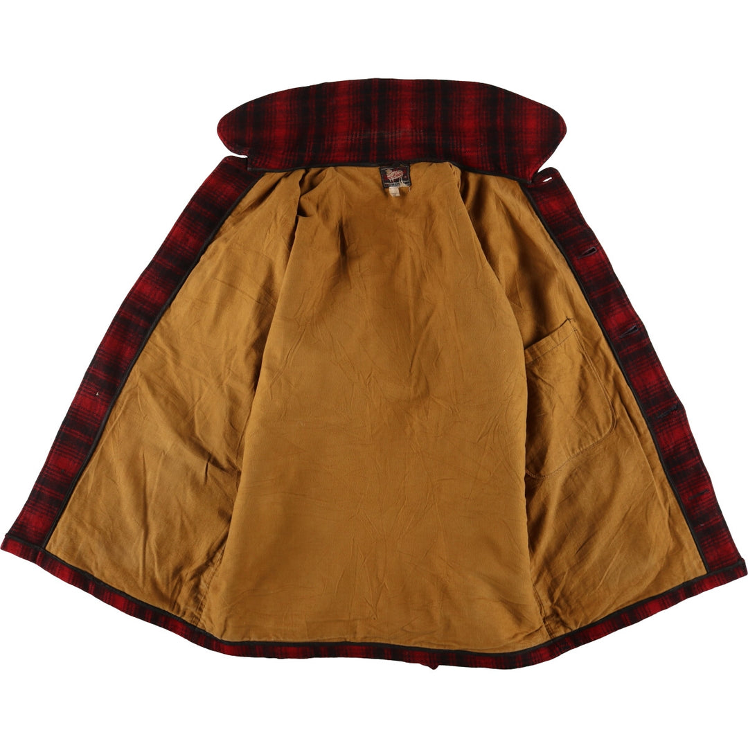 50'S WOOLRICH Check Pattern Wool Hunting Jacket Men's M Size Vintage / eaa512607