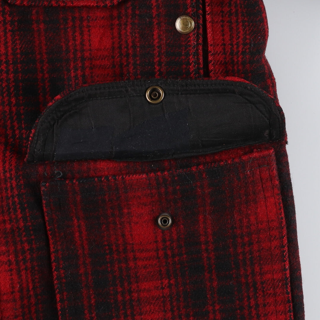 50'S WOOLRICH Check Pattern Wool Hunting Jacket Men's M Size Vintage / eaa512607