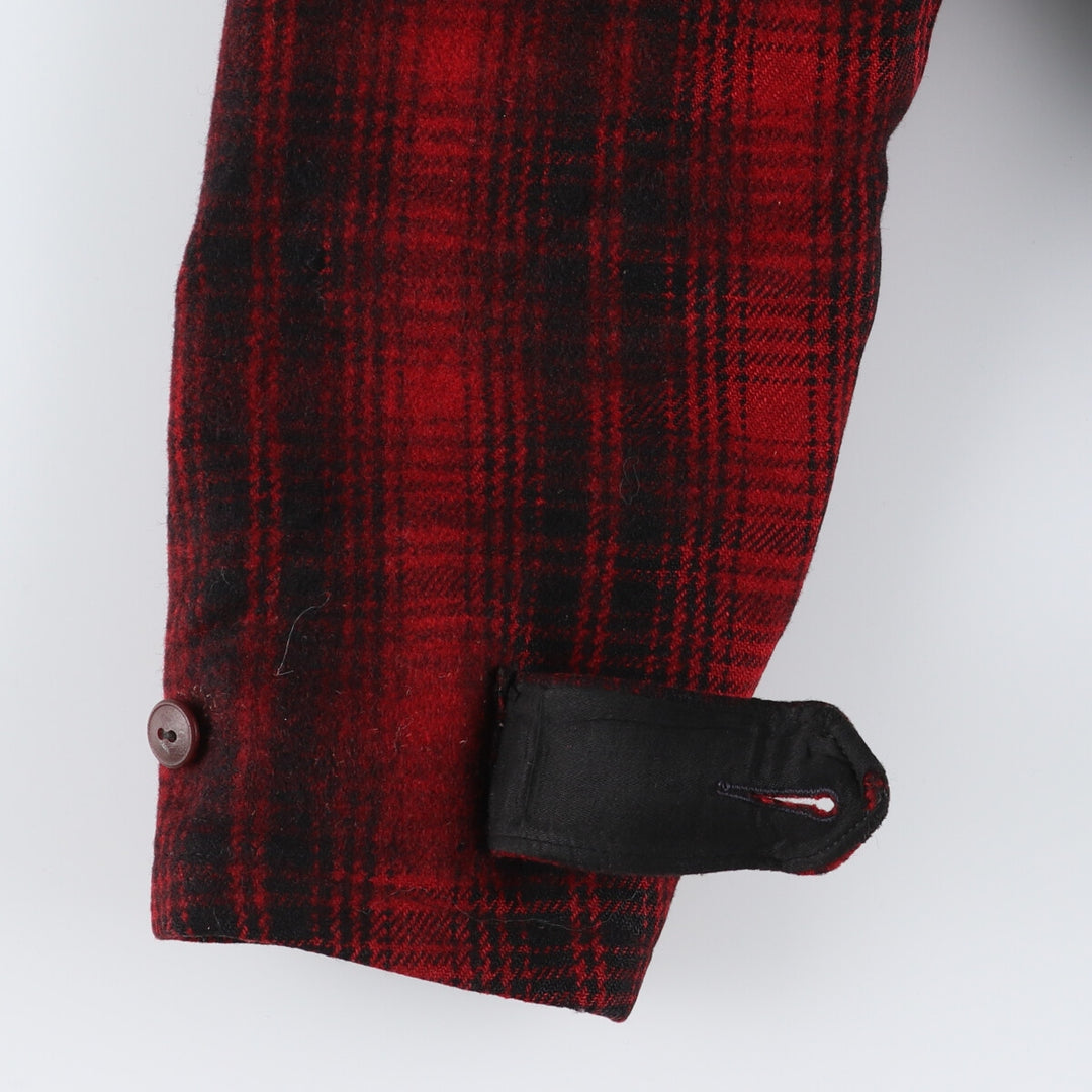 50'S WOOLRICH Check Pattern Wool Hunting Jacket Men's M Size Vintage / eaa512607