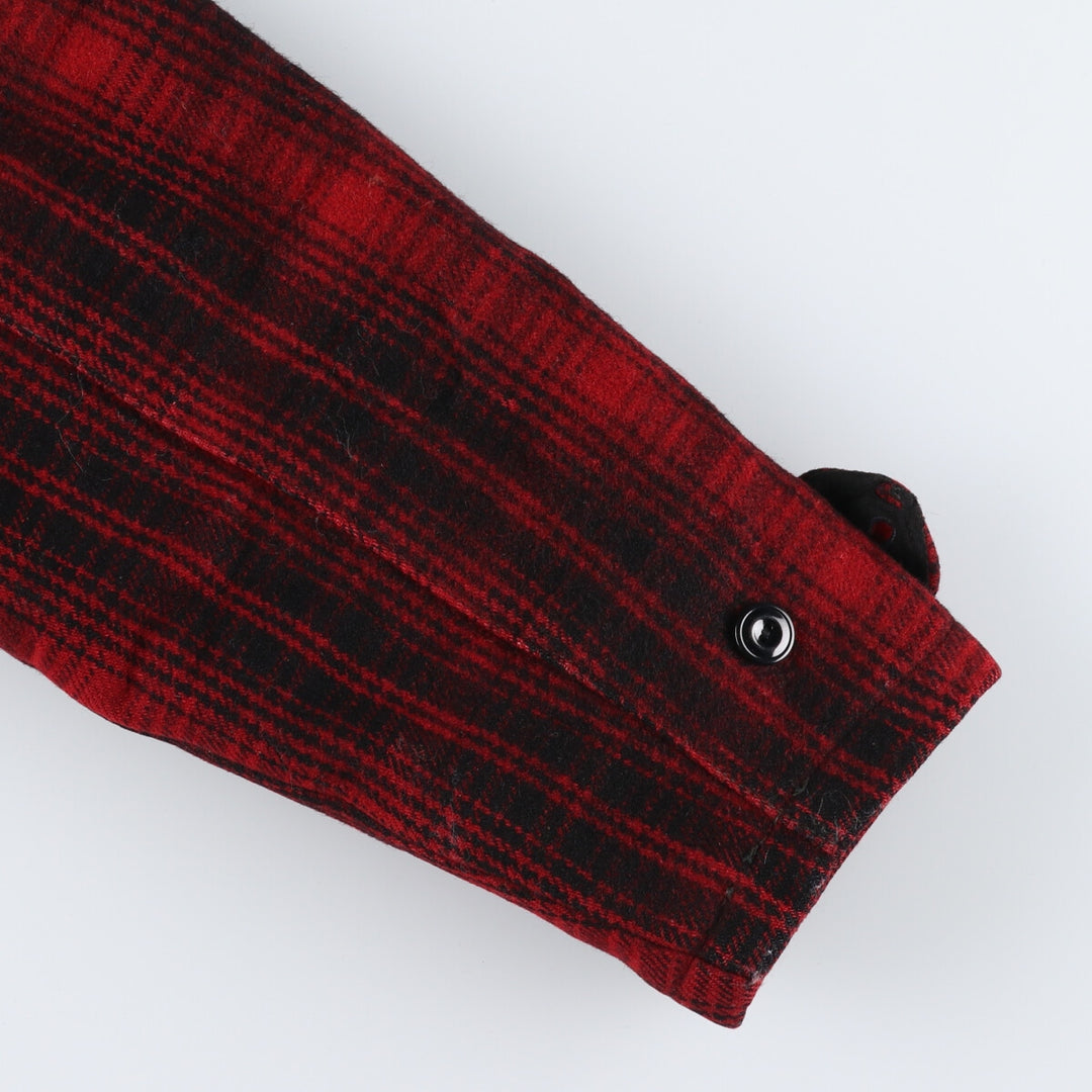 50'S WOOLRICH Check Pattern Wool Hunting Jacket Men's M Size Vintage / eaa512607