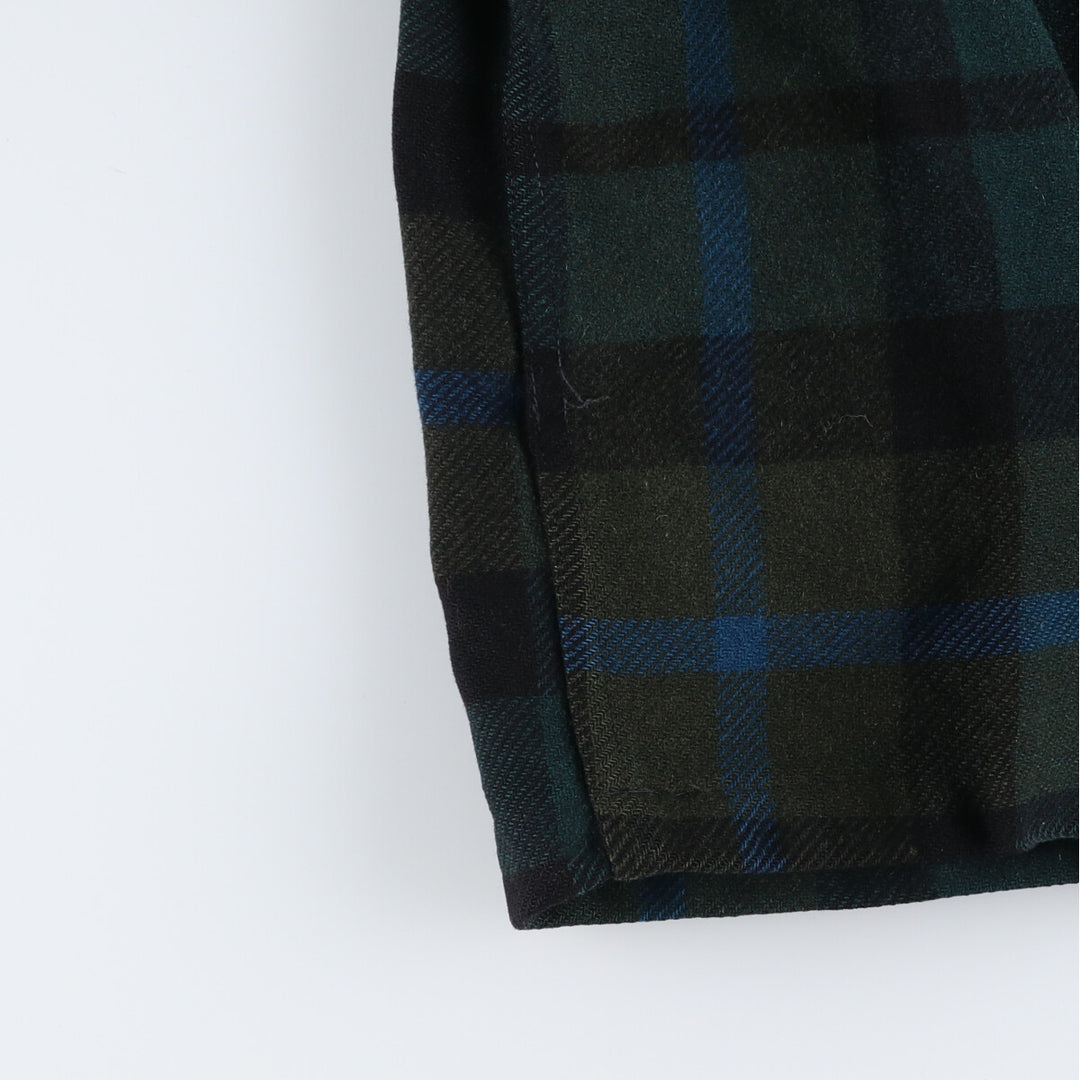 60'S Pendleton Check Pattern Wool Jacket Men's M Size Vintage /eaa512608