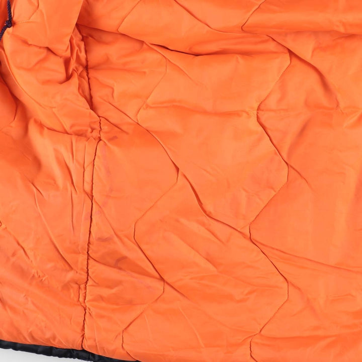 Civilian 1980'S Golden Fleece N-3B Military Flight Jacket, Made in USA, Size 34, Men's L (equivalent) Nylon navy blue type Vintage Second Hand