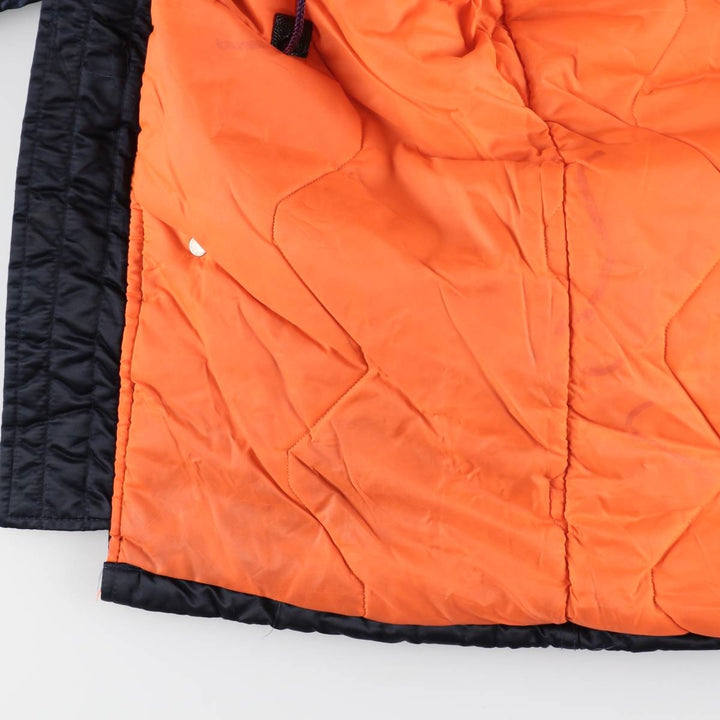 Civilian 1980'S Golden Fleece N-3B Military Flight Jacket, Made in USA, Size 34, Men's L (equivalent) Nylon navy blue type Vintage Second Hand