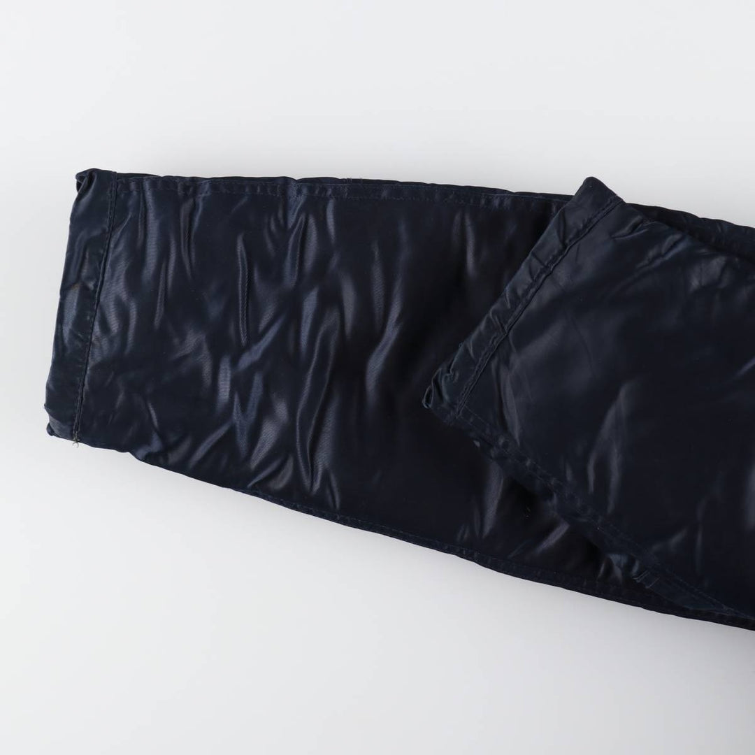 Civilian 1980'S Golden Fleece N-3B Military Flight Jacket, Made in USA, Size 34, Men's L (equivalent) Nylon navy blue type Vintage Second Hand