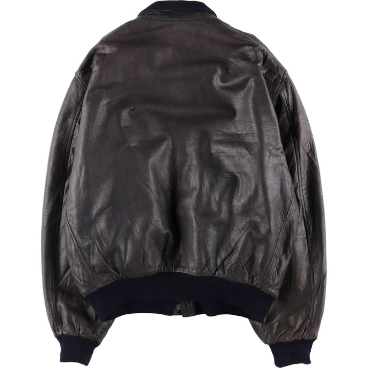 Chevignon Leather Blouson Made in France Men's XL size /eaa512628