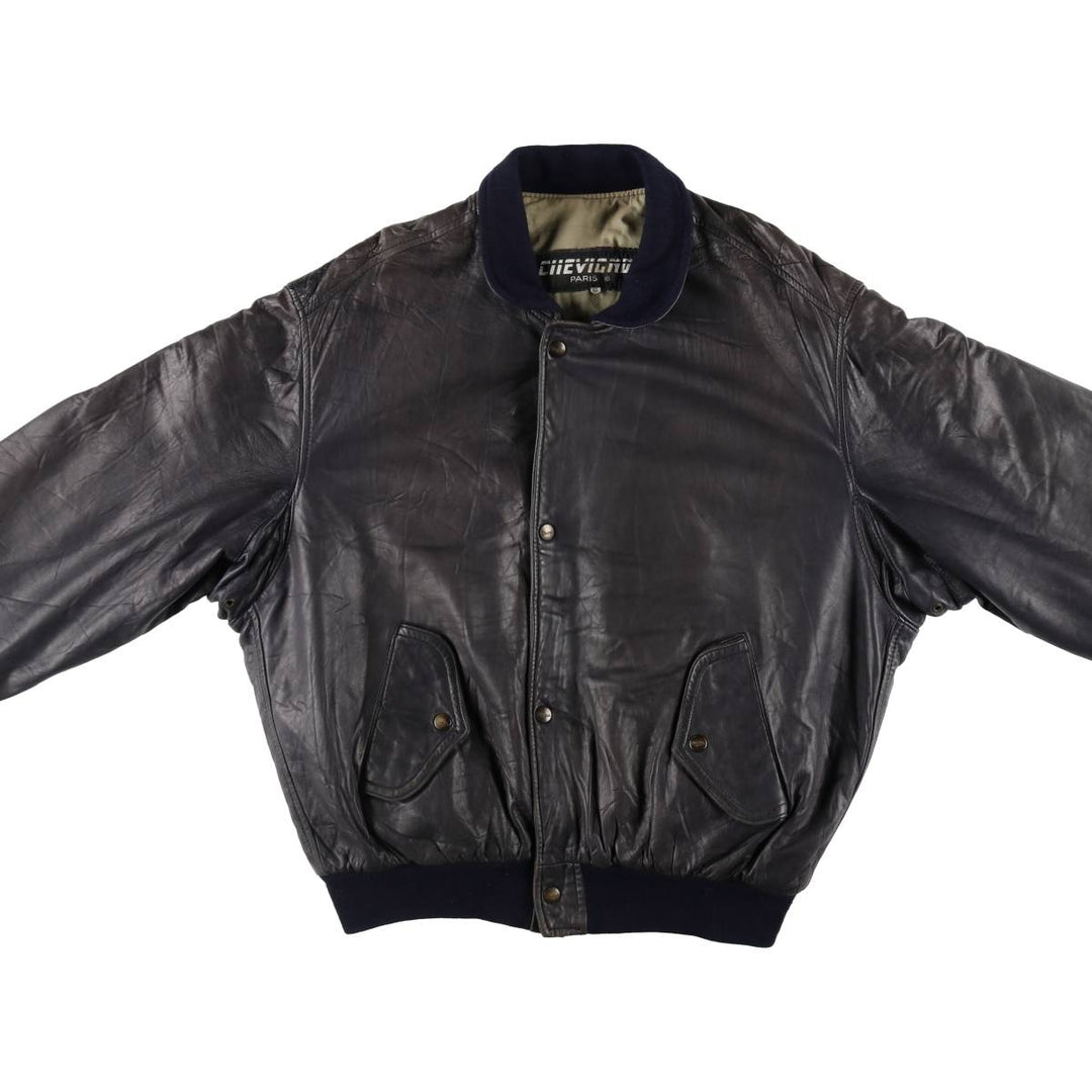 Chevignon Leather Blouson Made in France Men's XL size /eaa512628