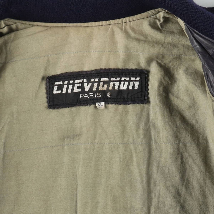 Chevignon Leather Blouson Made in France Men's XL size /eaa512628