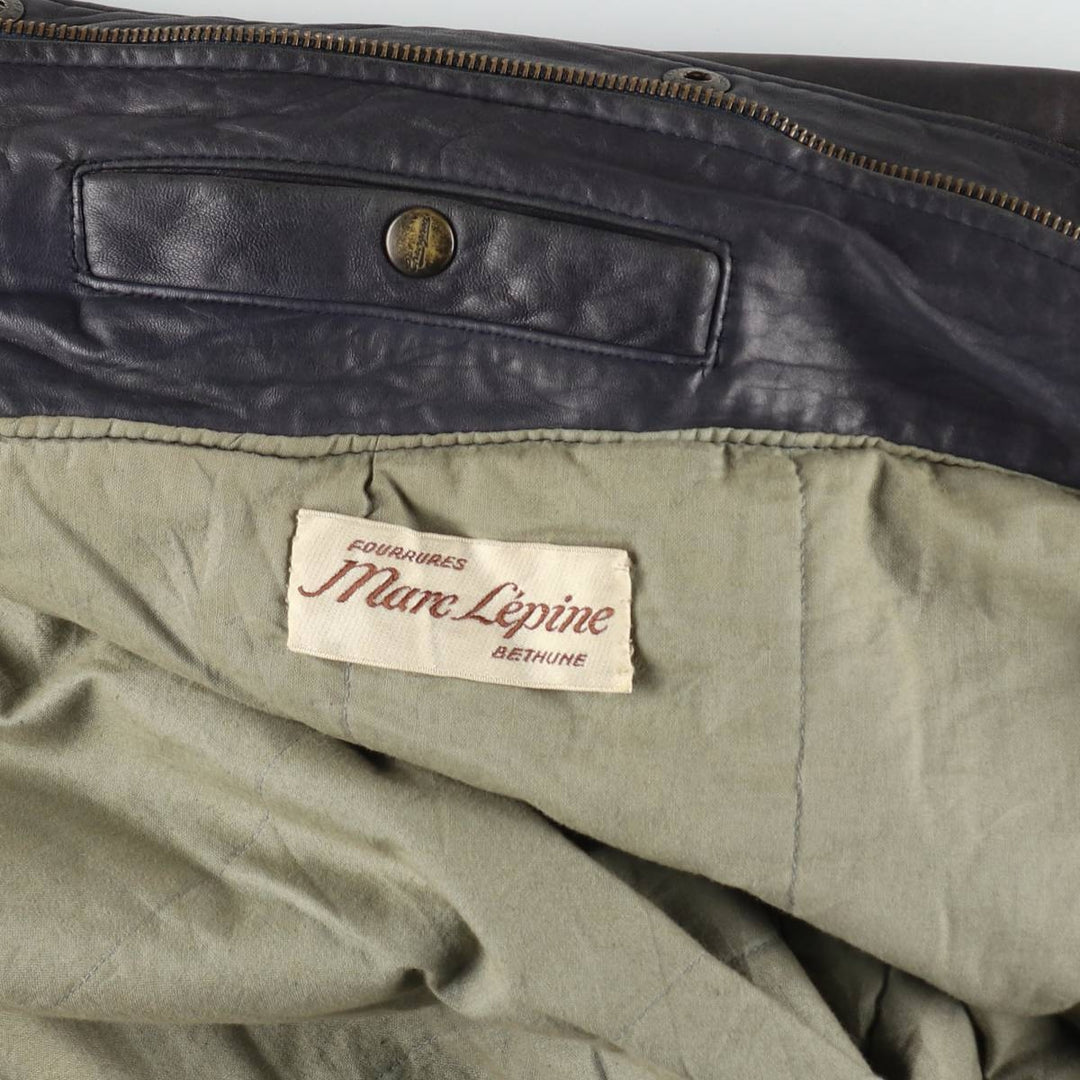 Chevignon Leather Blouson Made in France Men's XL size /eaa512628