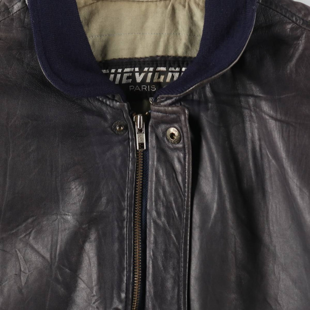 Chevignon Leather Blouson Made in France Men's XL size /eaa512628
