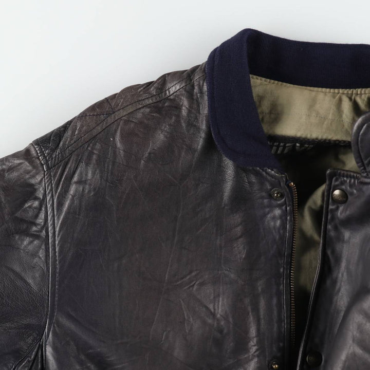 Chevignon Leather Blouson Made in France Men's XL size /eaa512628