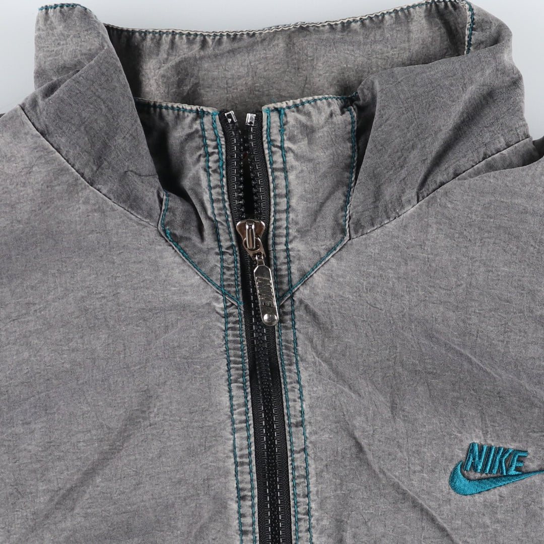 90'S Nike Silver Tag Zip-up Jacket Men's L Size Vintage /eaa512642