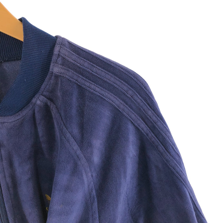 90'S Adidas Velour Jersey Track Jacket Men's Size S Vintage / eaa512667