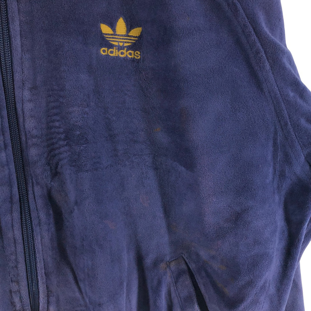 90'S Adidas Velour Jersey Track Jacket Men's Size S Vintage / eaa512667