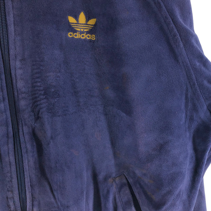 90'S Adidas Velour Jersey Track Jacket Men's Size S Vintage / eaa512667