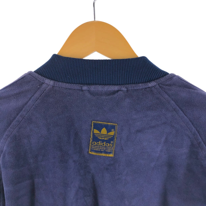 90'S Adidas Velour Jersey Track Jacket Men's Size S Vintage / eaa512667