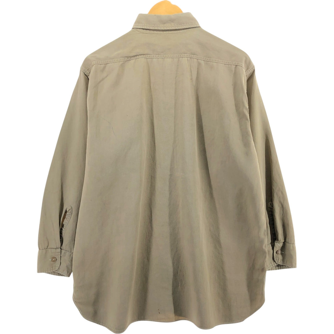 50'S Penney's Long Sleeve Work Shirt, Men's XL Size, Vintage /eaa512822