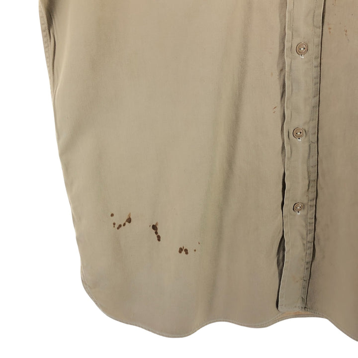 50'S Penney's Long Sleeve Work Shirt, Men's XL Size, Vintage /eaa512822