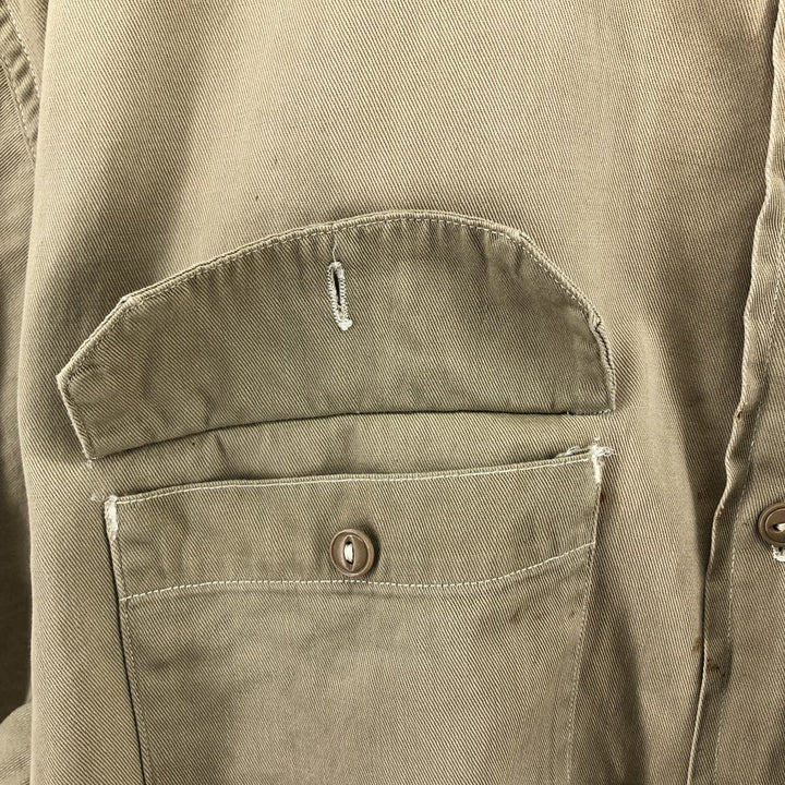 50'S Penney's Long Sleeve Work Shirt, Men's XL Size, Vintage /eaa512822
