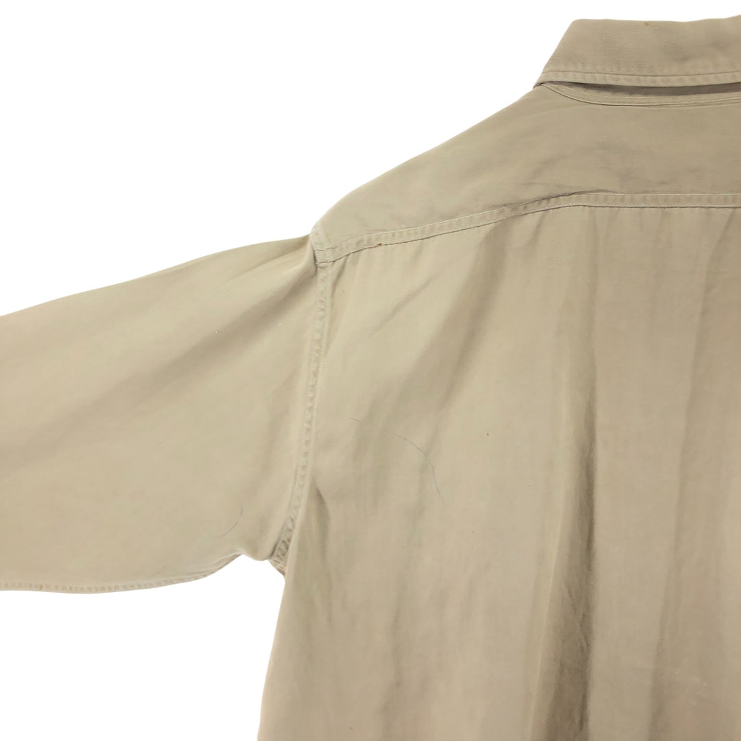 50'S Penney's Long Sleeve Work Shirt, Men's XL Size, Vintage /eaa512822
