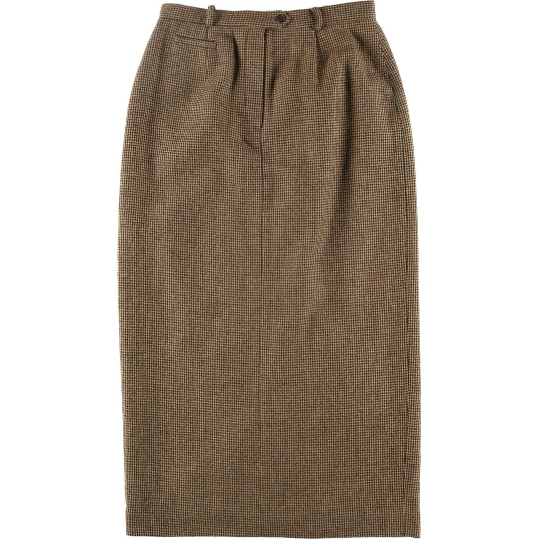 Ralph Lauren LAUREN Wool Maxi Length Tight Skirt Women's Size L / eaa512841