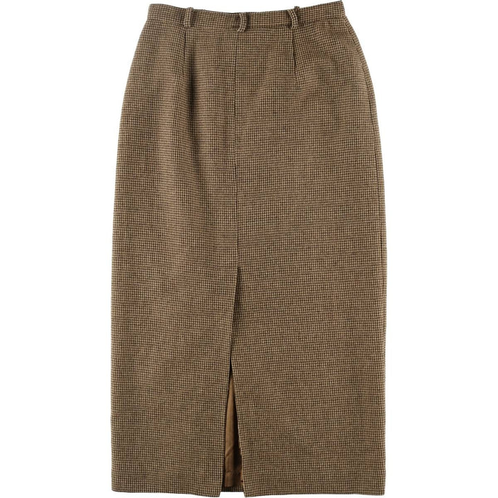 Ralph Lauren LAUREN Wool Maxi Length Tight Skirt Women's Size L / eaa512841