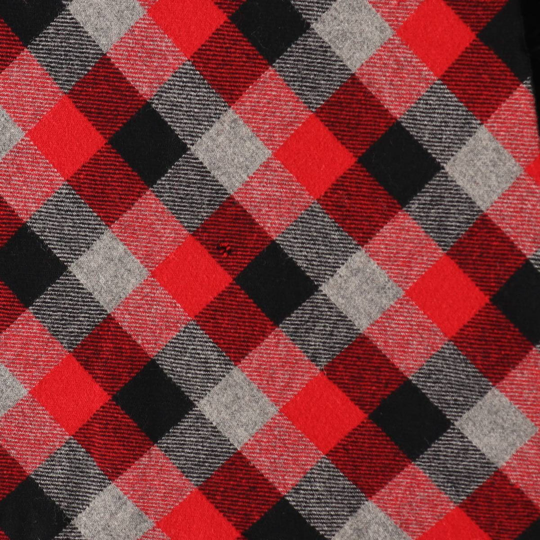 RAKISH Check Pattern Wool Maxi Flare Skirt Women's M Size Vintage /eaa512842