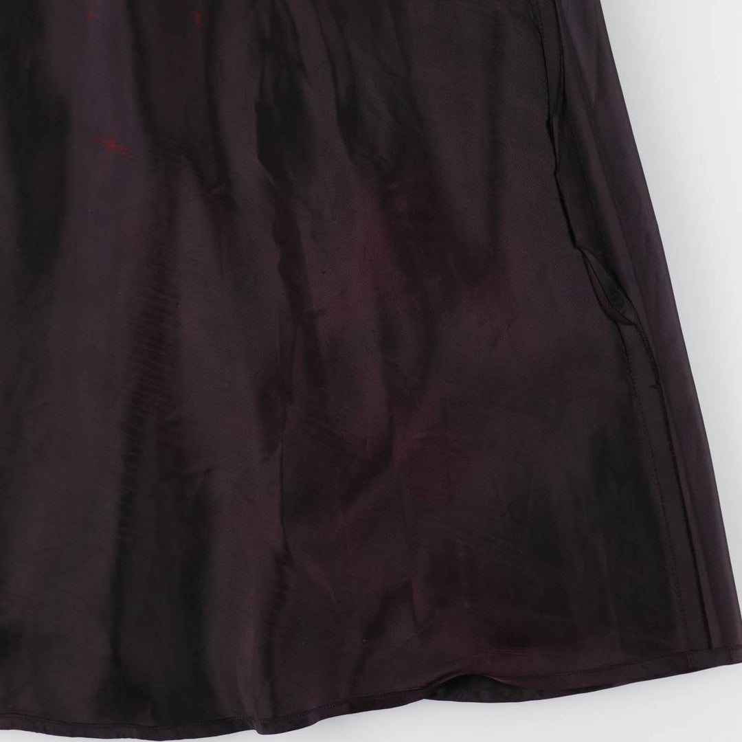 RAKISH Check Pattern Wool Maxi Flare Skirt Women's M Size Vintage /eaa512842