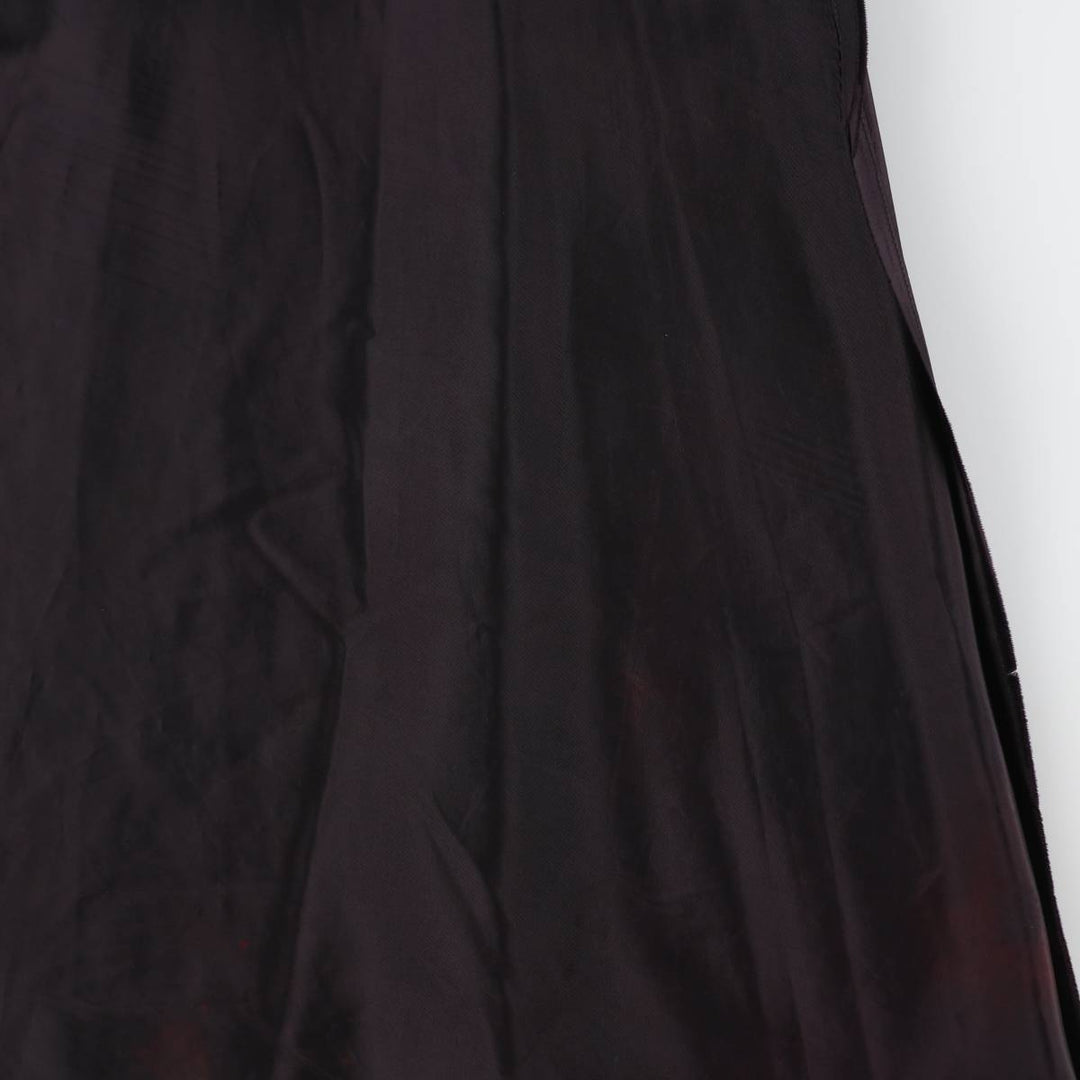 RAKISH Check Pattern Wool Maxi Flare Skirt Women's M Size Vintage /eaa512842