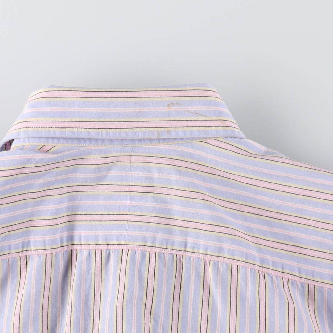 RALPH LAUREN SPORT Slim Fit Multi-Stripe Long Sleeve Cotton Striped Shirt Women's S /eaa512855