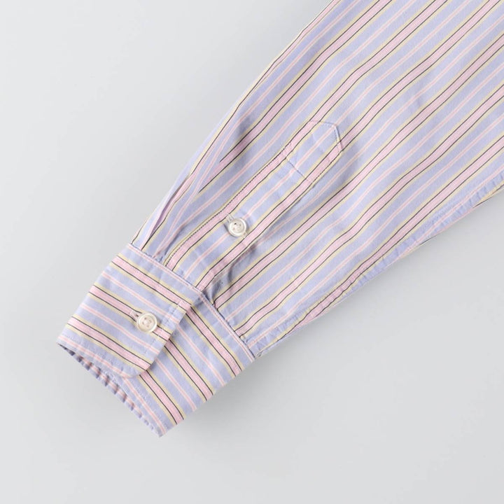 RALPH LAUREN SPORT Slim Fit Multi-Stripe Long Sleeve Cotton Striped Shirt Women's S /eaa512855