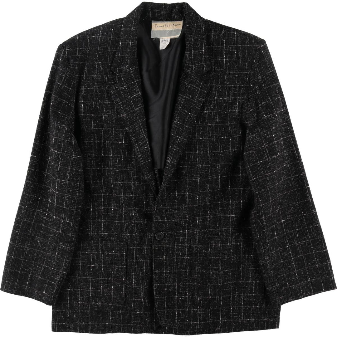 Trans Position Check Pattern Easy Jacket Tailored Jacket Made in USA Men's M size /eaa512906