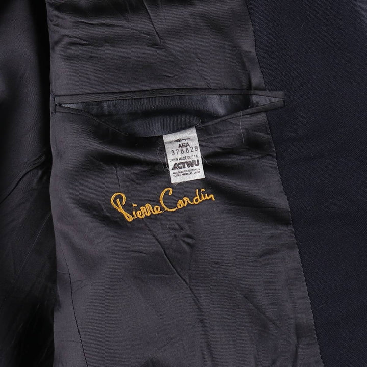 Pierre Cardin Navy blazer, tailored jacket, made in USA, men's size M /eaa512925