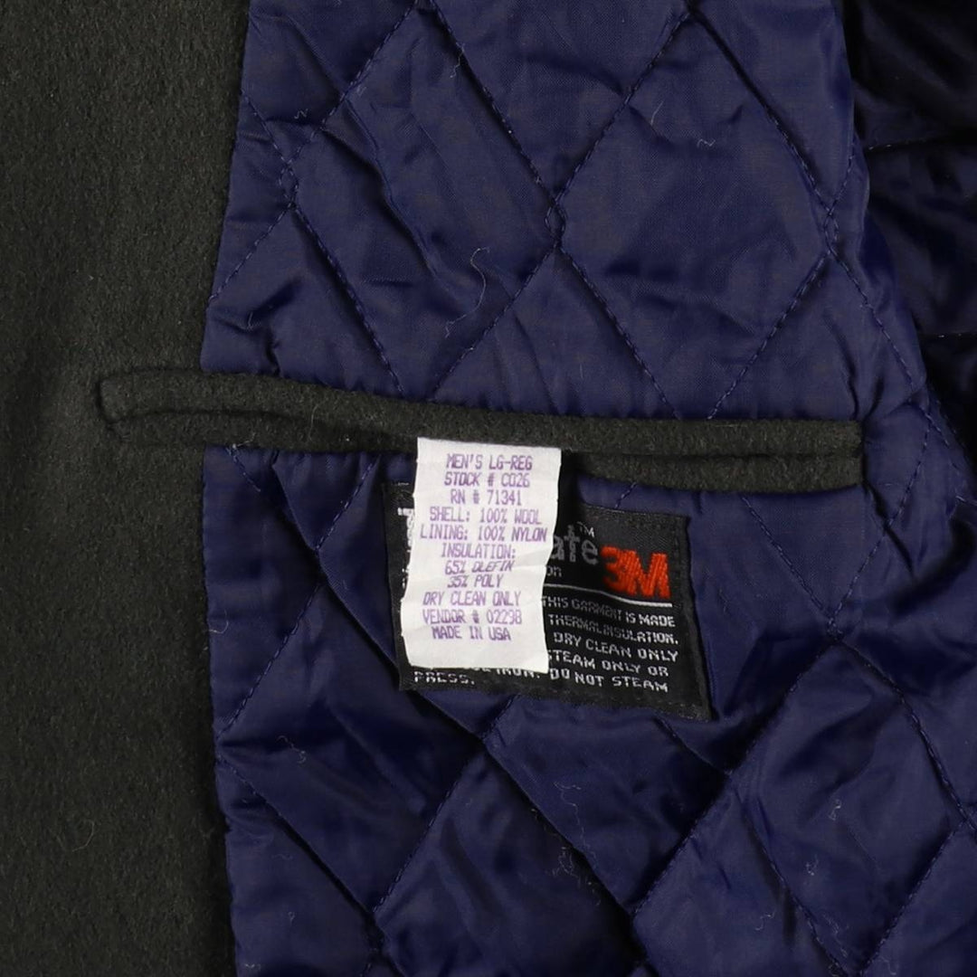 80'S LLBean THINSULATE Thinsulate padded wool tailored jacket made in USA Men's XL size /eaa512937