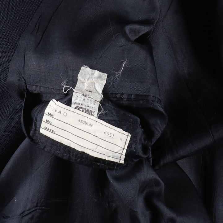 GANT Navy blazer, tailored jacket, made in USA, men's size S / eaa512942