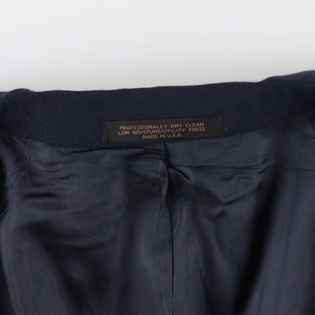 GANT Navy blazer, tailored jacket, made in USA, men's size S / eaa512942