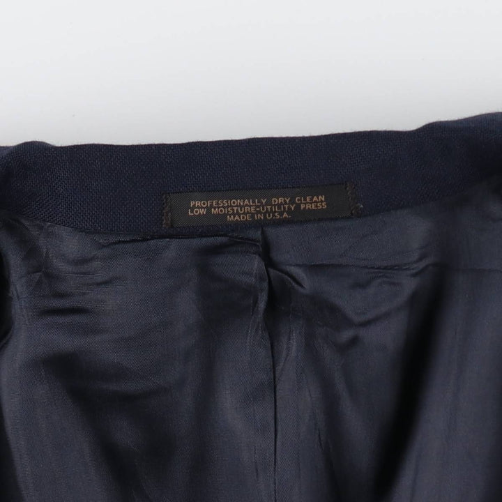 GANT Navy blazer, tailored jacket, made in USA, men's size S / eaa512942