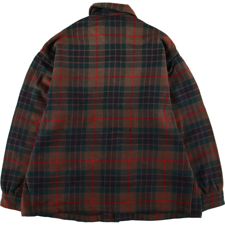 70'S Pendleton Check Pattern Wool Jacket Made in USA Men's L Size Vintage /eaa512978