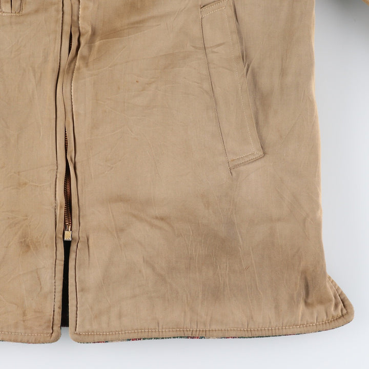 50s~ Check Pattern Reversible Wool Shirt Jacket Men's M Size Vintage /eaa512979