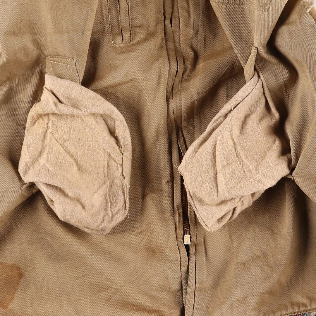 50s~ Check Pattern Reversible Wool Shirt Jacket Men's M Size Vintage /eaa512979