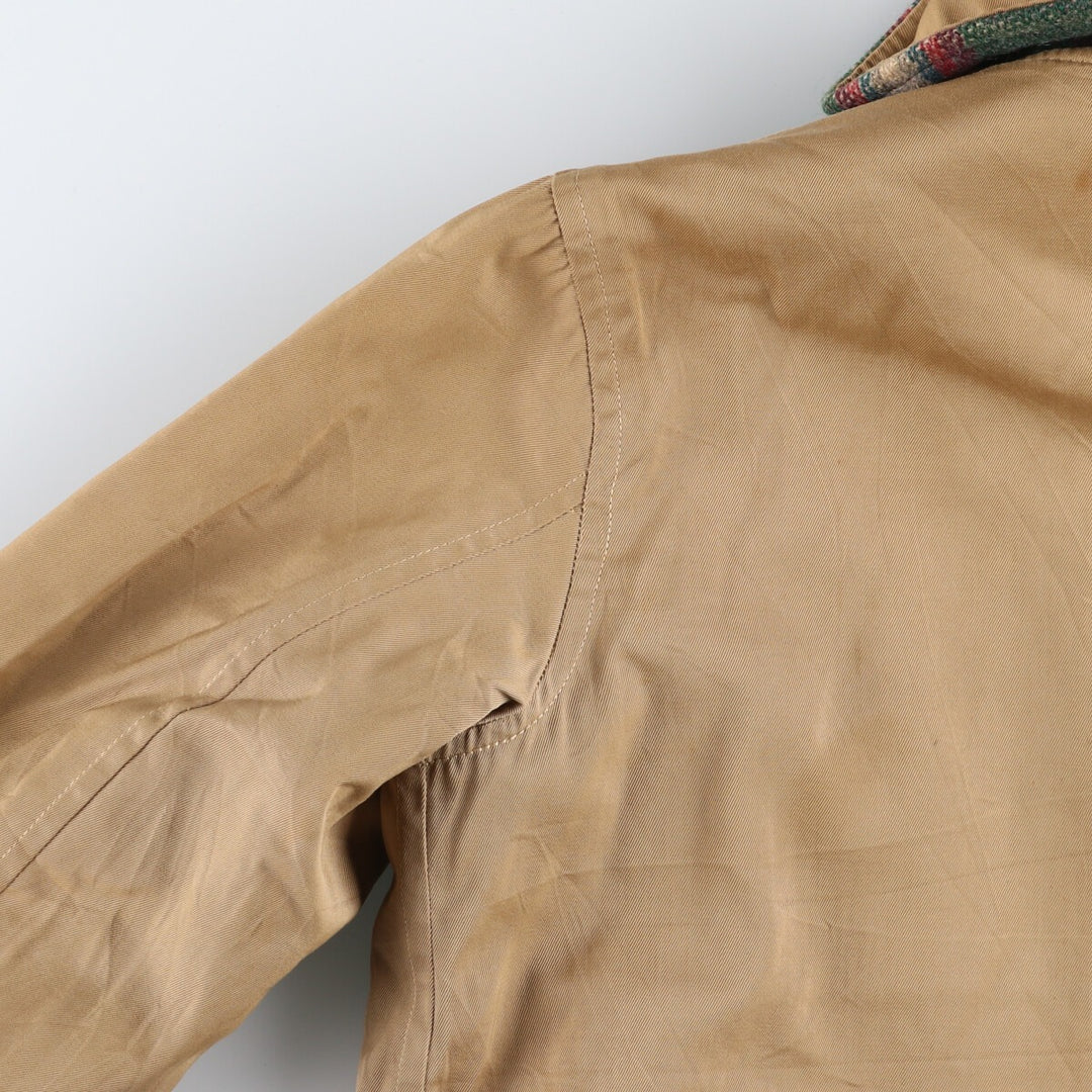 50s~ Check Pattern Reversible Wool Shirt Jacket Men's M Size Vintage /eaa512979