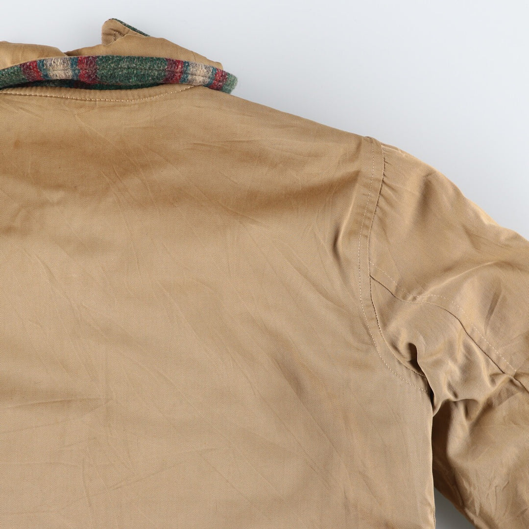 50s~ Check Pattern Reversible Wool Shirt Jacket Men's M Size Vintage /eaa512979