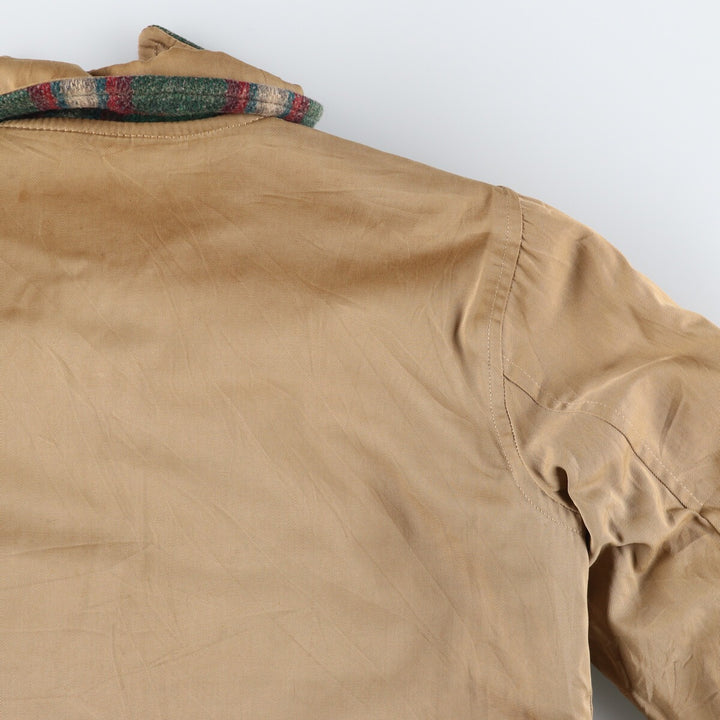 50s~ Check Pattern Reversible Wool Shirt Jacket Men's M Size Vintage /eaa512979