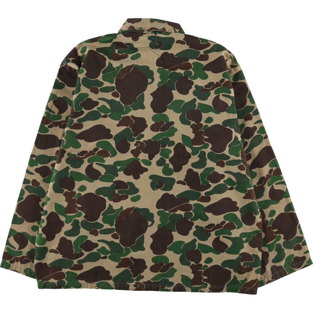 70's Ranger Camouflage Pattern Duck Hunter Camo Duck Hunting Jacket Men's L Size Vintage /eaa512986