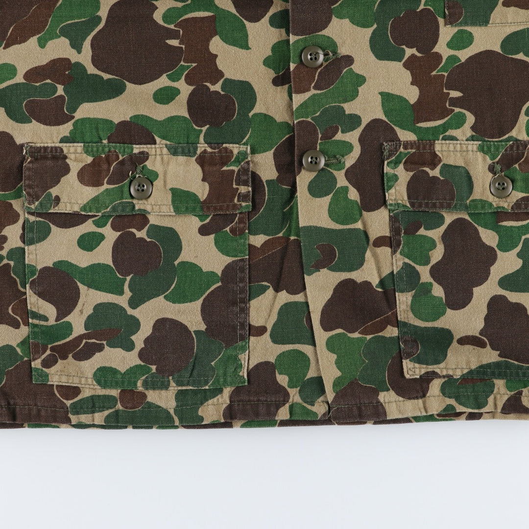 70's Ranger Camouflage Pattern Duck Hunter Camo Duck Hunting Jacket Men's L Size Vintage /eaa512986