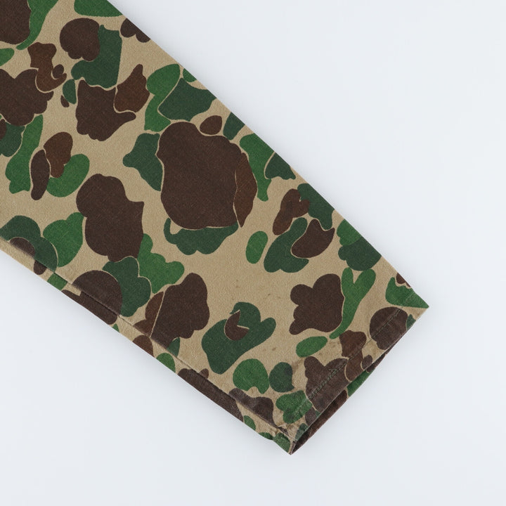 70's Ranger Camouflage Pattern Duck Hunter Camo Duck Hunting Jacket Men's L Size Vintage /eaa512986