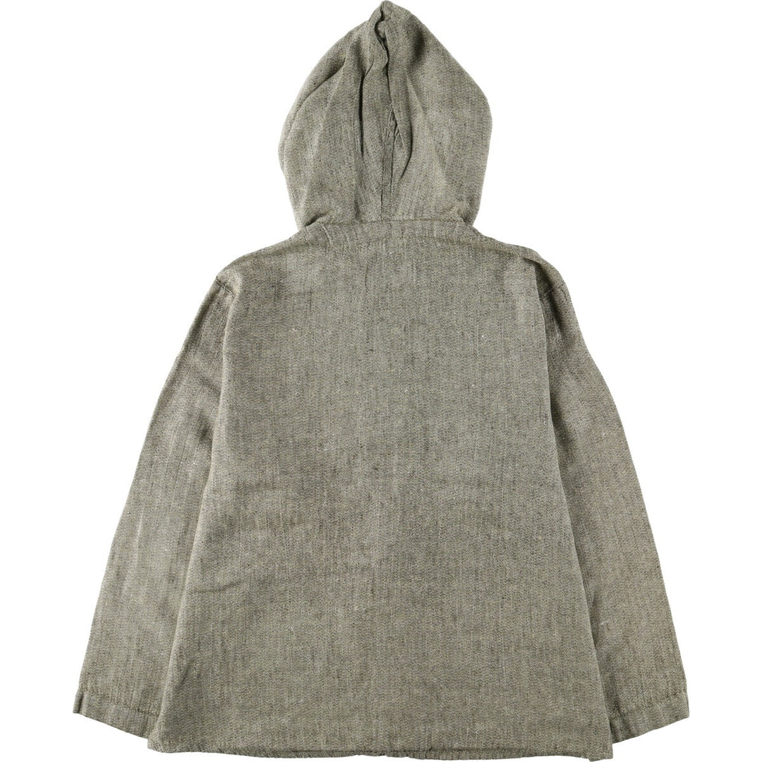 FLAX linen parka, men's size M /eaa512993