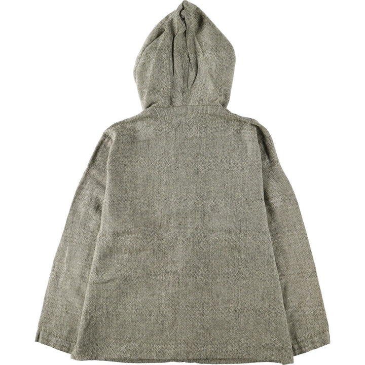 FLAX linen parka, men's size M /eaa512993