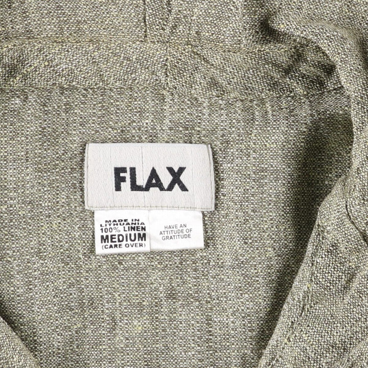 FLAX linen parka, men's size M /eaa512993