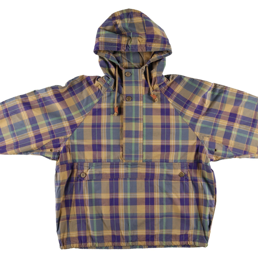 90'S GAP Old Gap Check Pattern Anorak Parka Men's L size Vintage /eaa512996